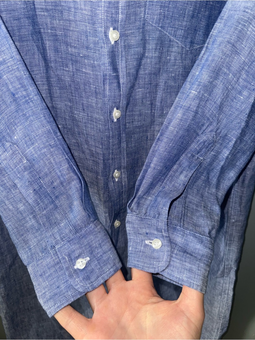 Frank & Eileen Rory Maxi Button down Linen Dress - Picture 7 of 15